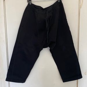 OAK NYC NEOPRENE DROP CROTCH PANT